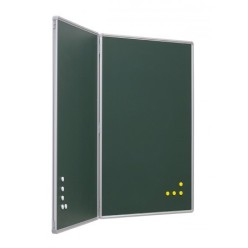PIZARRA VERDE DÍPTICA ACERO VITRIFICADO
